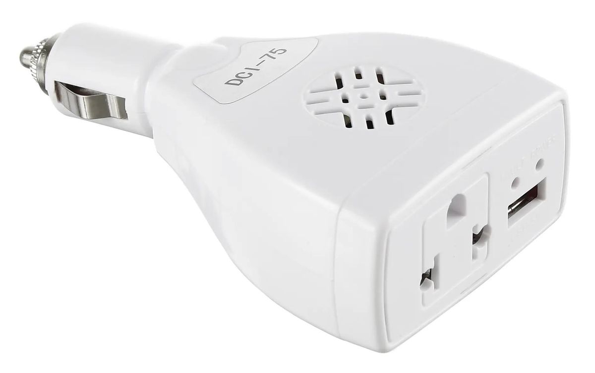 

Преобразователь напряжения Digma DCI-75 75 Вт, 220В, белый (479843), DCI-75