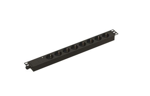

Блок розеток (PDU) Hyperline SHE19-8SH-I-CB, 1U, кол-во розеток:8 (8xЕвро), 32А, черный (SHE19-8SH-I-CB), SHE19-8SH-I-CB