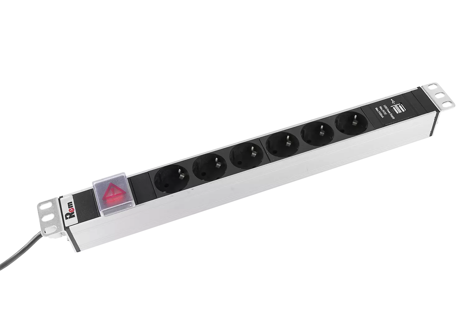 

Блок розеток (PDU) Rem R-16-6S-V-U-440-1.8, 1U, кол-во розеток:6 (6xЕвро), 16А, черный, кабель питания 1.8 м (R-16-6S-V-U-440-1.8), R-16-6S-V-U-440-1.8