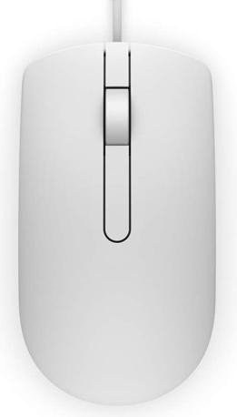 

Мышь проводная Dell MS116, 1000dpi, оптическая светодиодная, USB, белый (570-AAKC), MS116