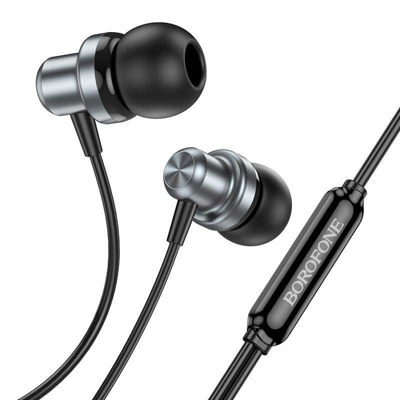

Проводная гарнитура Borofone BM70, Jack 3.5 мм., черный (6974443385472), BM70