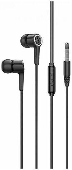 

Проводная гарнитура Hoco M104, Jack 3.5 мм., черный (6931474789198), M104