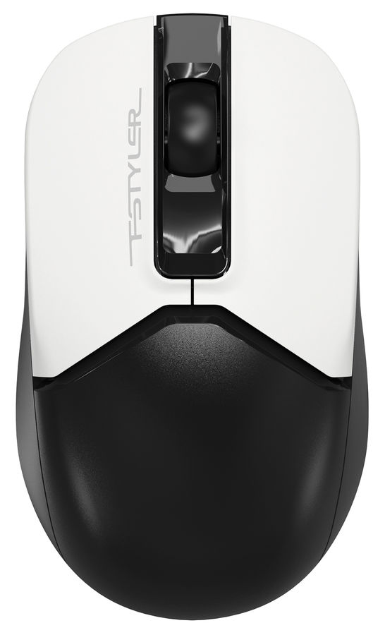 

Мышь беспроводная A4Tech Fstyler FB12S, 1200dpi, оптическая светодиодная, Bluetooth/USB, белый/черный (FB12S USB PANDA), Fstyler FB12S