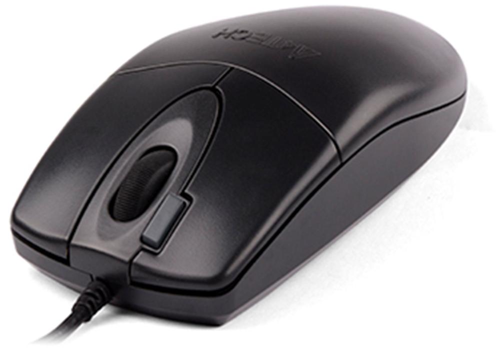 

Мышь проводная A4Tech OP-620DS, 1200dpi, оптическая светодиодная, USB, черный (OP-620DS), OP-620DS