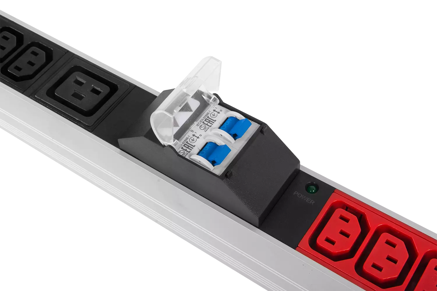 

Блок розеток (PDU) Rem R-3x32-36C13-6C19-A-I-1820-3-3PN, 1U, кол-во розеток:42 (36xC13/6xC19), 32А, черный, кабель питания 3 м (30112232101), R-3x32-36C13-6C19-A-I-1820-3-3PN