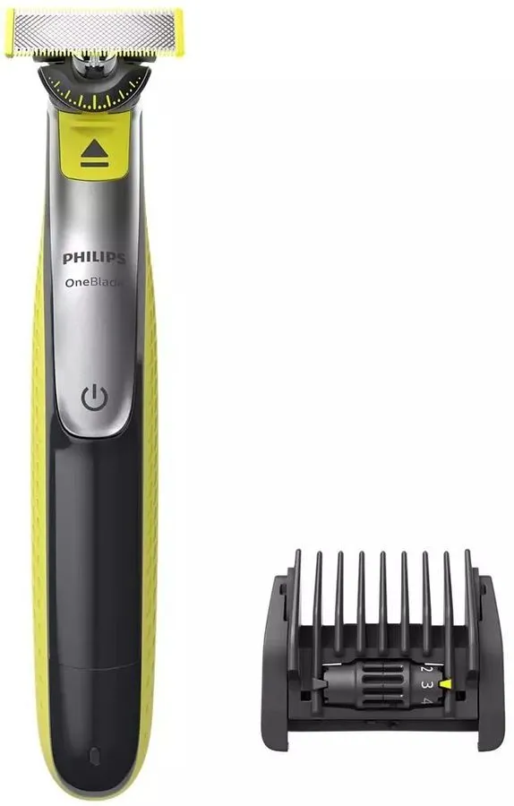 

Триммер Philips OneBlade QP2730/20, насадок 1, черный/лайм (QP2730/20), QP2730/20