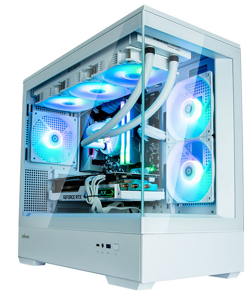 

Корпус Zalman P30 White, mATX, Mini-Tower, USB 3.0, USB Type-C, RGB подсветка, белый, без БП (P30 White), P30 White