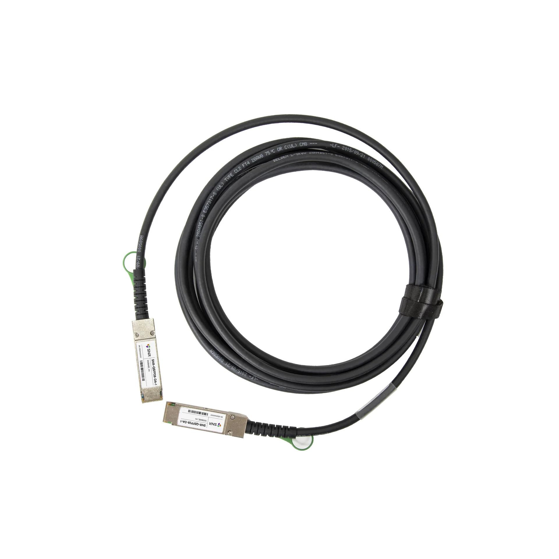 

Кабель DAC SNR, QSFP28-QSFP28, 100 Гбит/с, 1 м, черный (SNR-QSFP28-DA-1)