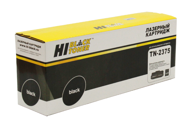 

Набор картриджей лазерный Hi-Black HB-TN-2375/TN-2335-10 (TN-2375/TN-2335), черный, 2600 страниц, 10 шт., совместимый для Brother HL-L2300/2305/2320/2340/2360