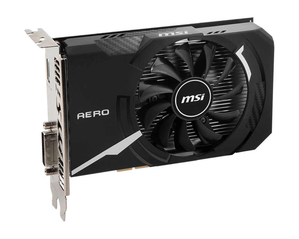 Видеокарта MSI NVIDIA GeForce GT 1030 AERO ITX 4GD4 OC, 4Gb DDR4