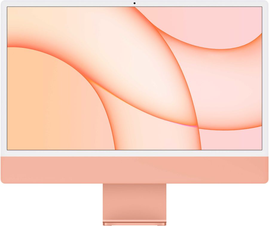 

Моноблок Apple iMac 24" 4480х2520, Apple M1 2 ГГц, 8Gb RAM, 512Gb SSD, WiFi, BT, Cam, MacOS, оранжевый, клавиатура, мышь, без евровилки (Z132001VG) Английская клавиатура!, iMac