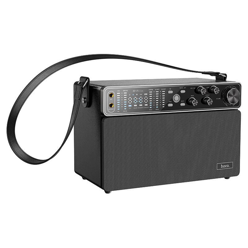

Портативная акустика Hoco BS50 Chanter, 60 Вт, AUX, USB, microSD, Bluetooth, черный (779274), BS50 Chanter