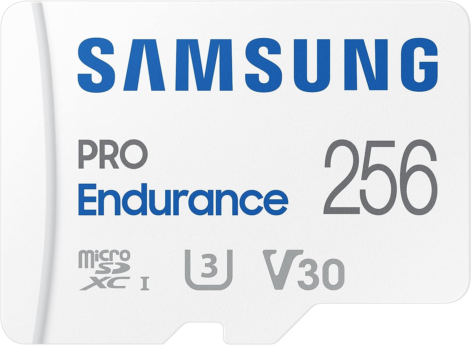 Карта памяти 256Gb microSDXC Samsung PRO Endurance Class 10 UHS-I U3 V30 + адаптер (MB-MJ256KA/APC)