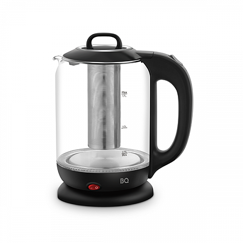 

Чайник электрический BQ KT1701G 1.7л. 2.2 кВт, стекло/пластик, черный, KT1701G