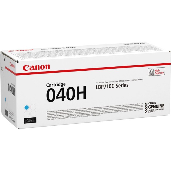 

Картридж лазерный Canon 040HC/0459C002, голубой, 10000 страниц, оригинальный для Canon LBP-710/LBP-712 с чипом, 040HC