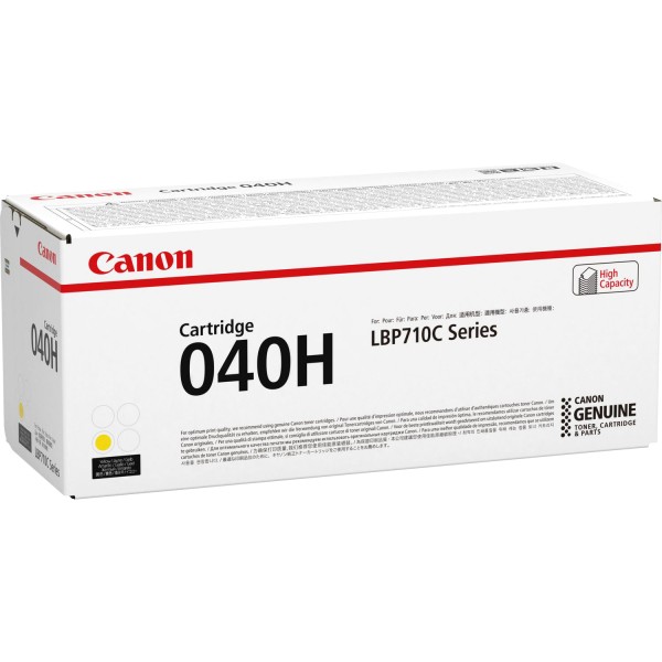 

Картридж лазерный Canon 040HY/0455C002, желтый, 10000 страниц, оригинальный для Canon LBP-710/LBP-712 с чипом, 040HY