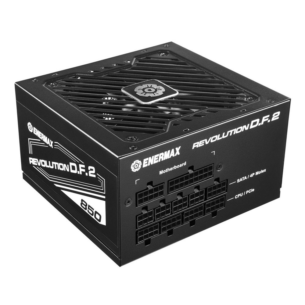 

Блок питания 850 Вт ATX Enermax REVOLUTION D.F., 120 мм, 80 Plus Gold, Retail (ERS850EWT), REVOLUTION D.F.
