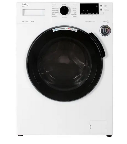 Стиральная машина Beko WSPE6H612W, 6.5 кг, 1200 об/мин