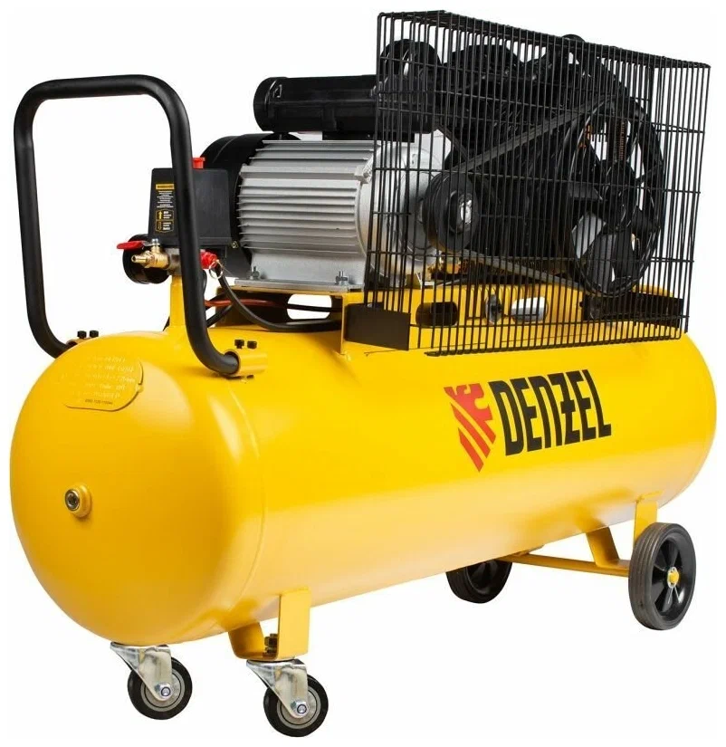 Компрессор воздушный DENZEL BCV2300/100, 100 л, 440л/мин