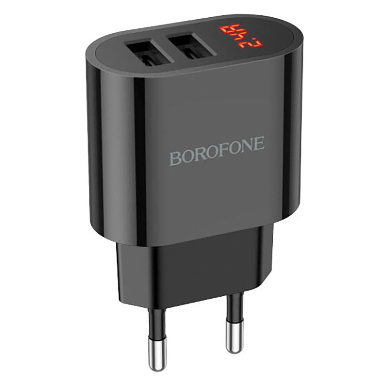 

Сетевое зарядное устройство Borofone BA63A Richy 10 Вт, 2xUSB, 2.4А, черный (207912), Richy