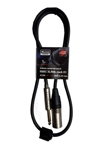 

Кабель XLR(M)-Jack 6.3mm(M), 1 м, черный Xline Cables RMIC XLRM-JACK 01 (RMIC XLRM-JACK 01 ), RMIC XLRM-JACK 01