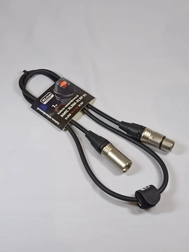

Кабель XLR(F)-XLR(M), 1 м, черный Xline Cables RMIC XLRM-XLRF 01 (RMIC XLRM-XLRF 01 ), RMIC XLRM-XLRF 01