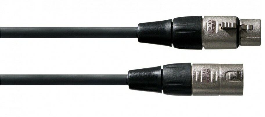 Кабель XLR(F)-XLR(M), 20 м, черный Xline Cables RMIC XLRM-XLRF 20 (RMIC XLRM-XLRF 20 )