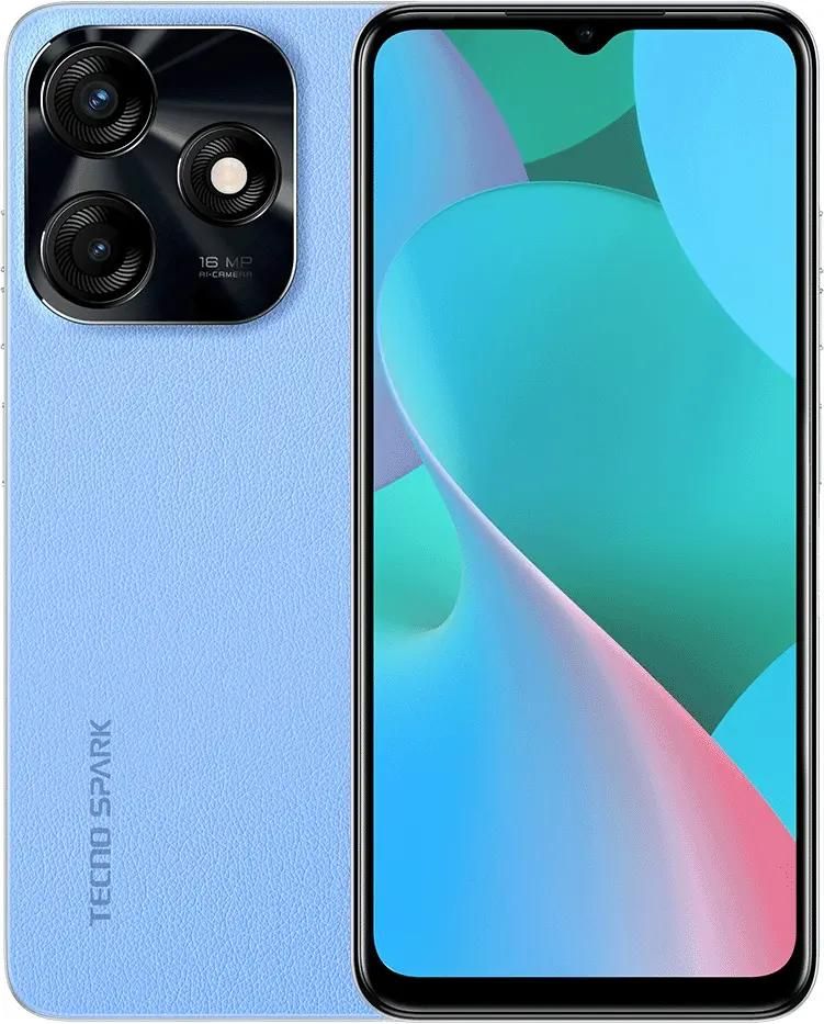 

Смартфон Tecno Spark 10C, 6.56" 720x1612 IPS, Unisoc Tiger T606, 4Gb RAM, 128Gb, 3G/4G, NFC, Wi-Fi, BT, 2xCam, 2-Sim, 5000 мА⋅ч, USB Type-C, Android 12, голубой (TCN-KI5M.128.MABL), Spark 10C