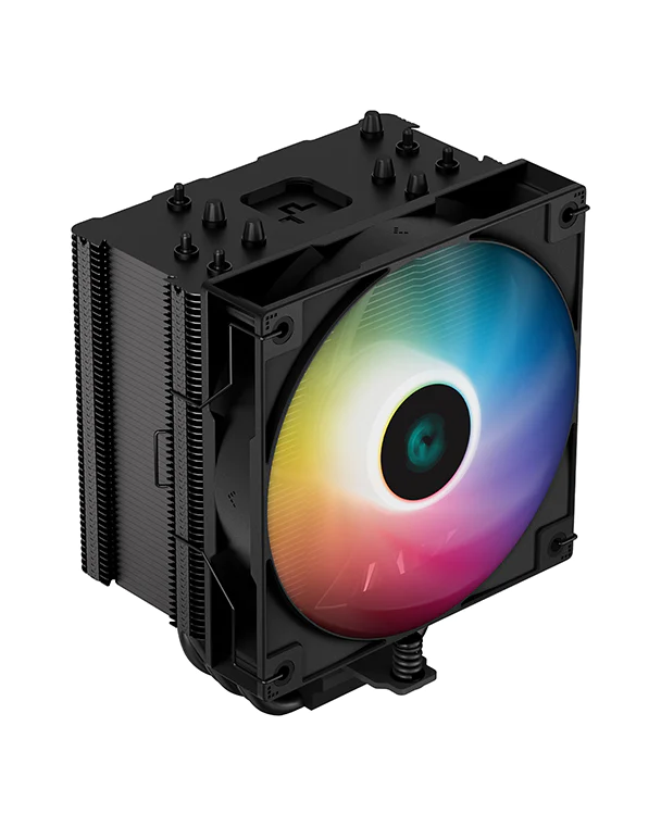 

Кулер для процессора DeepCool AG500 BK ARGB для Socket/115x/1200/1700/1851/AM4/AM5, 120 мм, 1850rpm, 29.4 дБА, 240 Вт, 4-pin PWM, Al+Cu, ARGB (R-AG500-BKANMN-G-1), AG500 BK ARGB