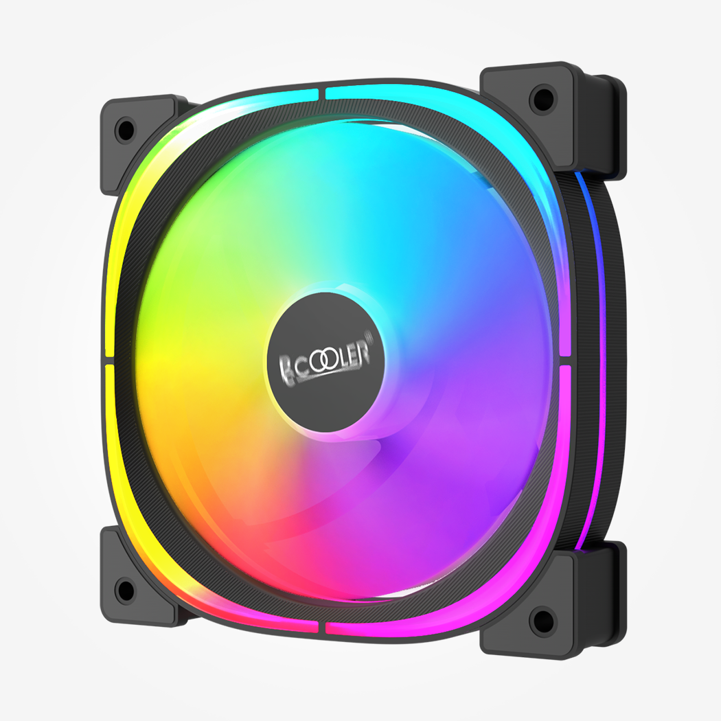 

Вентилятор PCCooler EF120 ARGB B, 120 мм, 1500rpm, 25.7 дБ, 4-pin PWM, 1шт, черный, ARGB подсветка, EF120 ARGB B