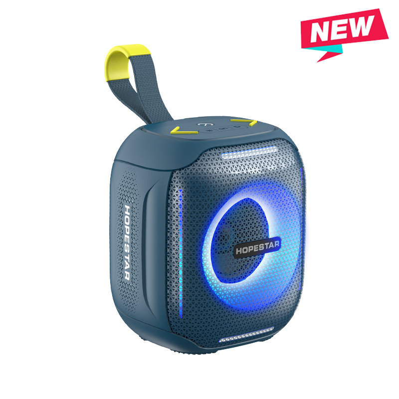 

Портативная акустика Hopestar Party 300mini, 5 Вт, AUX, USB, microSD, Bluetooth, подсветка, синий, Party 300mini