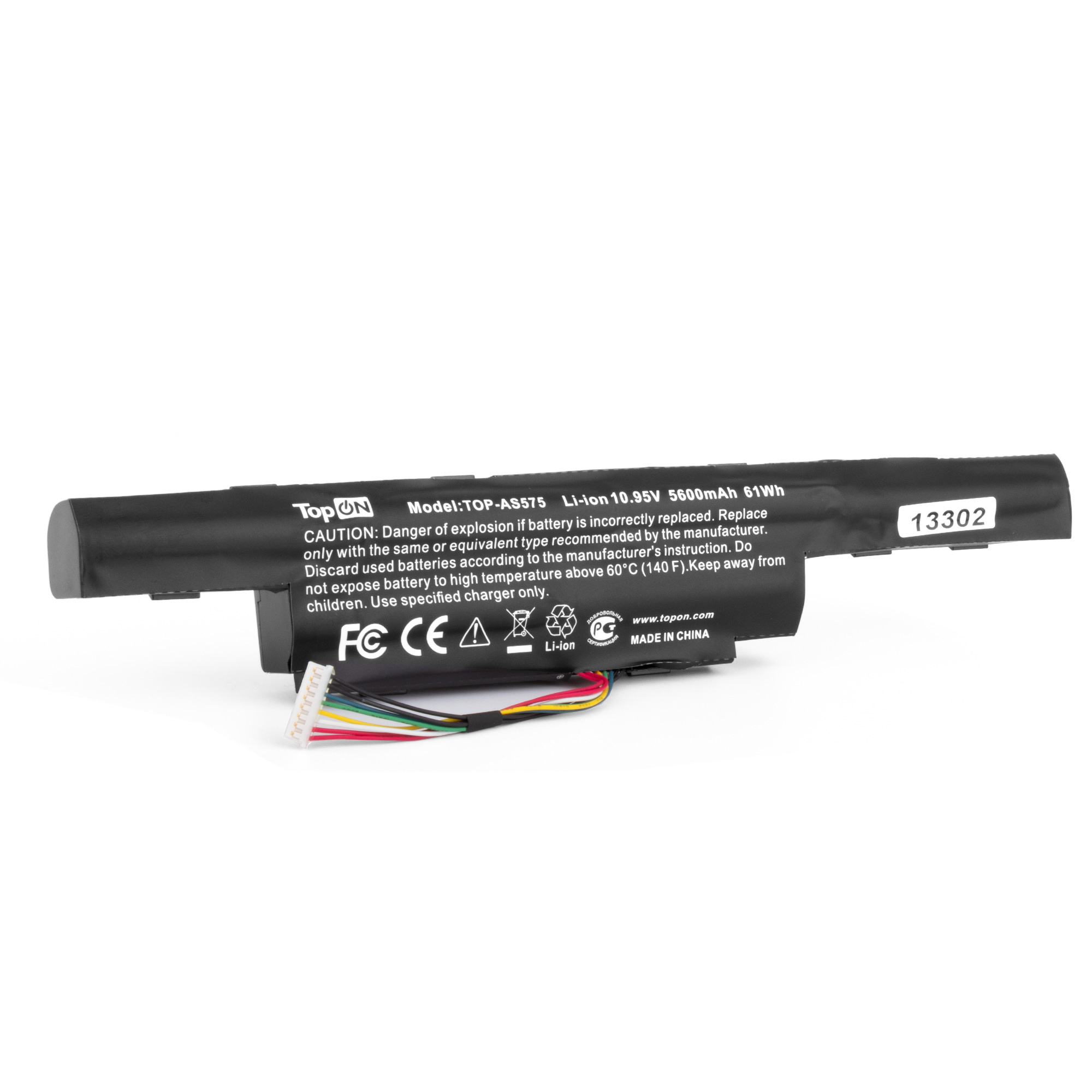 

Аккумуляторная батарея TopON для Acer Aspire E15, E5-575, E5-575G, F15, F5-573, F5-573G, TravelMate P259, P259-M, P259-G2-M, 11V, 5.6 А·ч, черный (TOP-AS575)