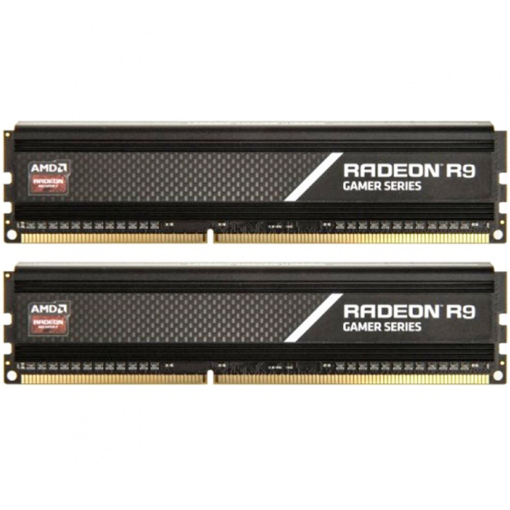 

Комплект памяти DDR4 DIMM 64Gb (2x32Gb), 4000MHz, 1.35V, AMD, Radeon R9 Gamer Series (R9S464G4006U2K) Retail, R9S464G4006U2K