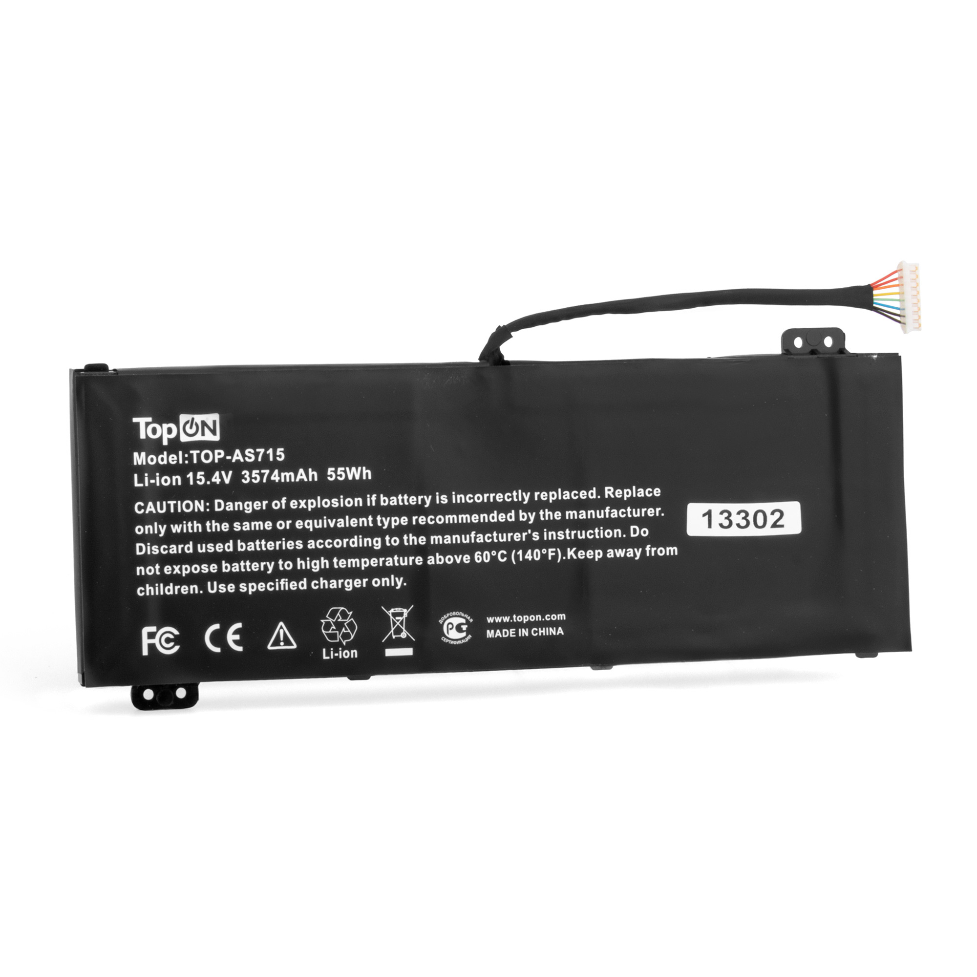 

Аккумуляторная батарея TopON для Acer Aspire 7 A715-74G, AN517-51, Nitro 5 AN515-43, A517-51, AN515-54, AN515-55, AN517-51, 7 AN715-51, ConceptD 3 CN315-71, Pro CN315-71P, ConceptD 5 CN517-71, Pro CN515-71P, ConceptD 5 Pro 17, Predator Helios 300 PH315-52