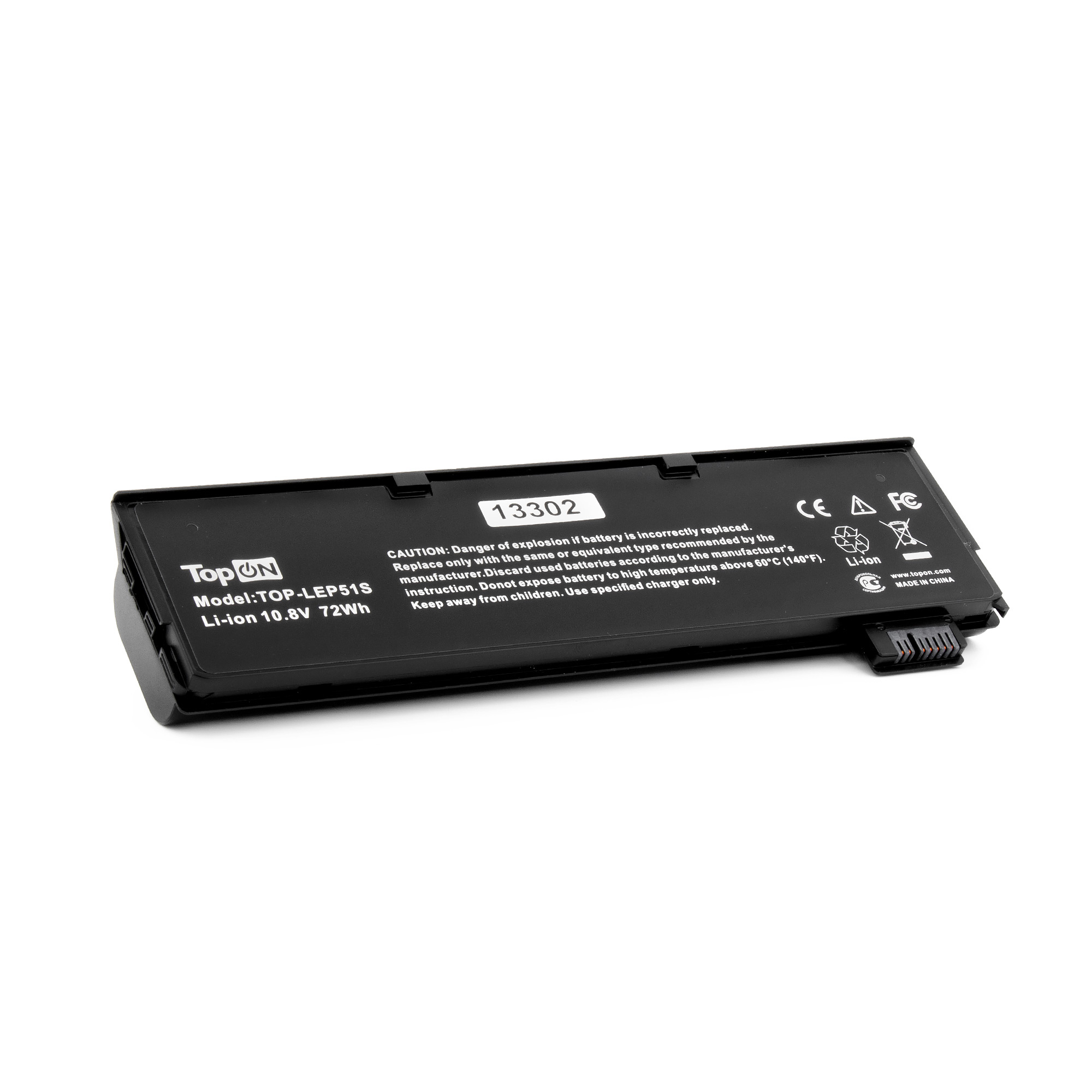 

Аккумуляторная батарея TopON для Lenovo P51S, P52S, T470, T480, T570, T580, 10.8V, 72Wh, черный (TOP-LEP51S)