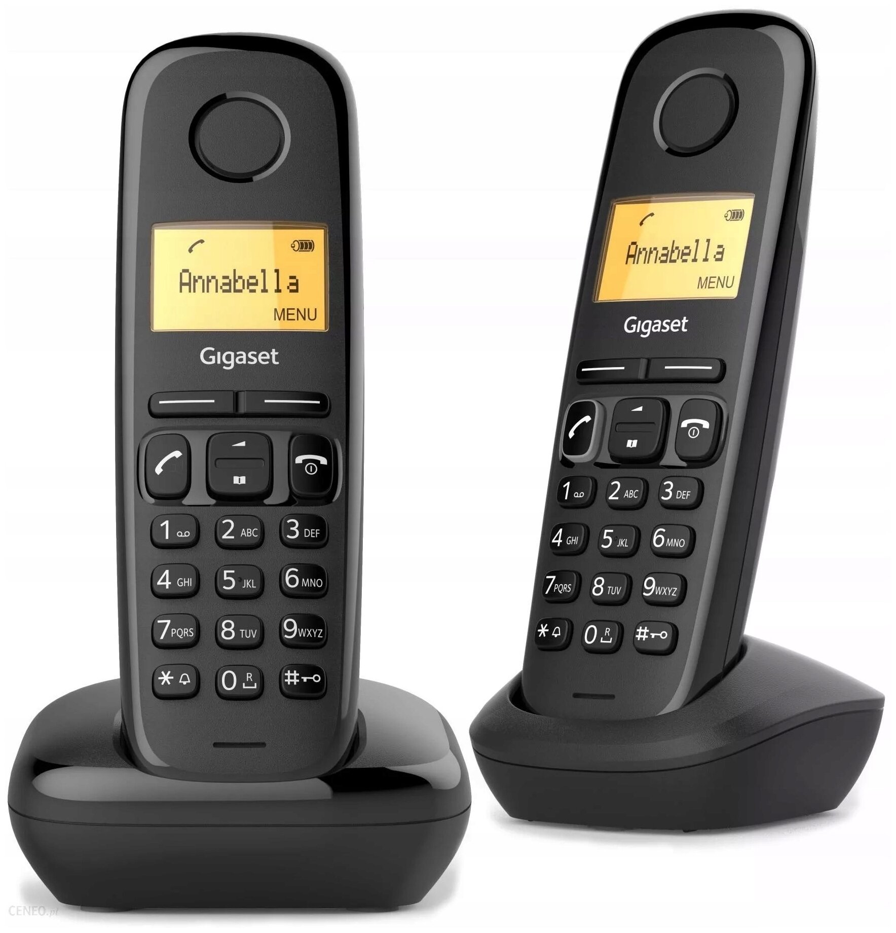 Радиотелефон Gigaset A170 DUO, DECT, АОН, черный (L36852-H2802-S301)