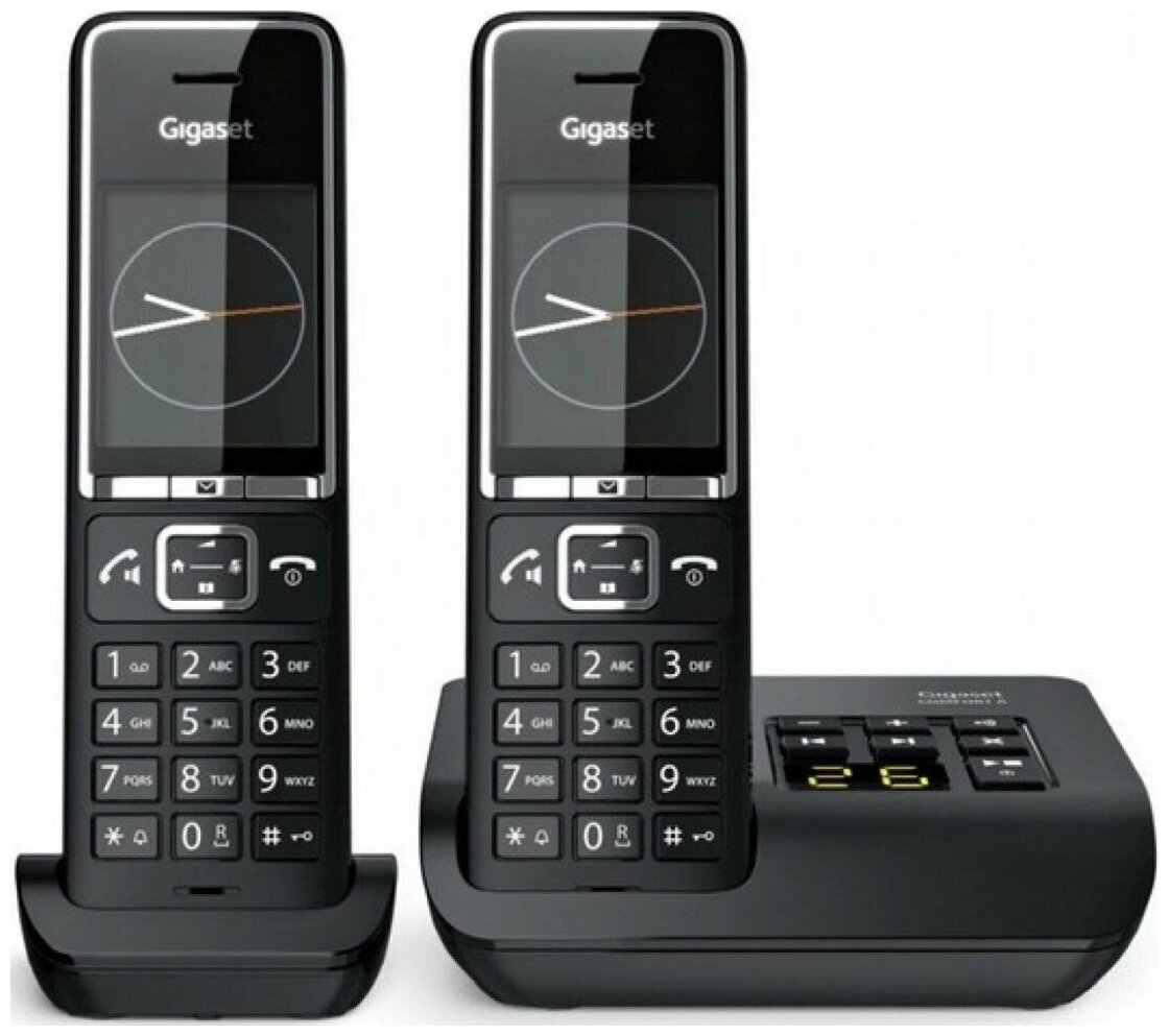 

Радиотелефон Gigaset Comfort 550A DUO RUS, DECT, АОН, черный (L36852-H3021-S304), Comfort 550A DUO RUS
