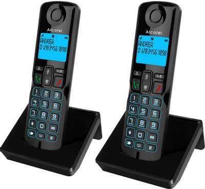 

Радиотелефон Alcatel S250 RU, DECT, АОН, черный (ATL1426120), S250 RU