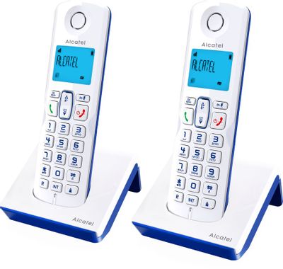 

Радиотелефон Alcatel S230 Duo, DECT, АОН, белый (ATL1422788), S230 Duo