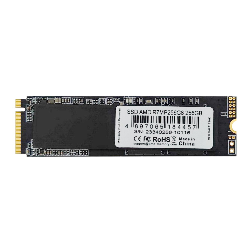 

Твердотельный накопитель (SSD) AMD 256Gb Radeon, 2280, PCIe 4.0 x4 (R7MP256G8) Retail