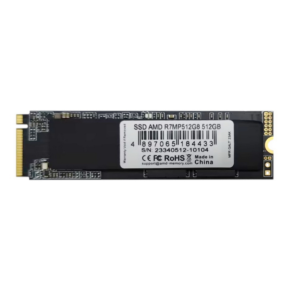 

Твердотельный накопитель (SSD) AMD 512Gb Radeon, 2280, PCIe 4.0 x4 (R7MP512G8) Retail