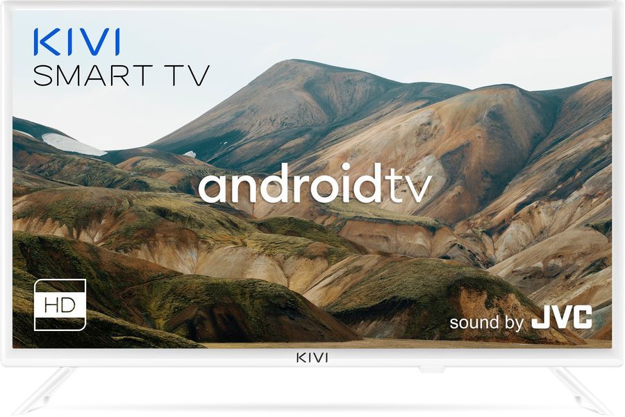 Телевизор 24" Kivi 24H740LW, 1366x768, белый