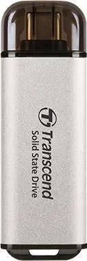 

Внешний SSD Transcend ESD300 512Gb, M.2, USB 3.2 Gen 2 Type-C, серебристый (TS512GESD300S)