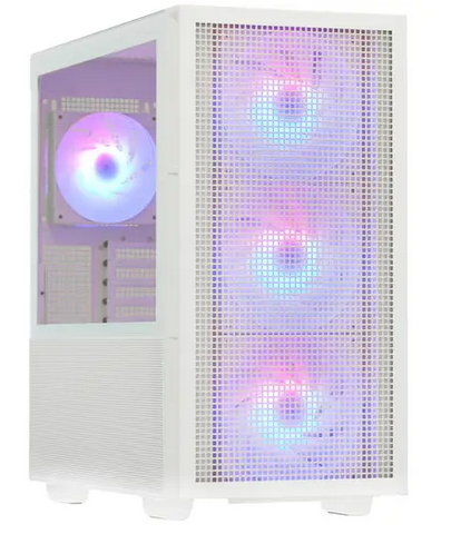 

Корпус Deepcool CH560 WH, ATX, Midi-Tower, USB 3.0, USB Type-C, RGB подсветка, белый, без БП (R-CH560-WHAPE4-G-1), CH560 WH