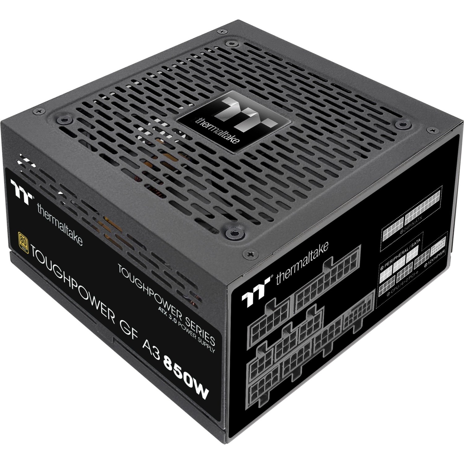 

Блок питания 850 Вт ATX Thermaltake Toughpower GF A3, 140 мм, 80 Plus Gold, Retail (PS-TPD-0850FNFAGE-H), Toughpower GF A3