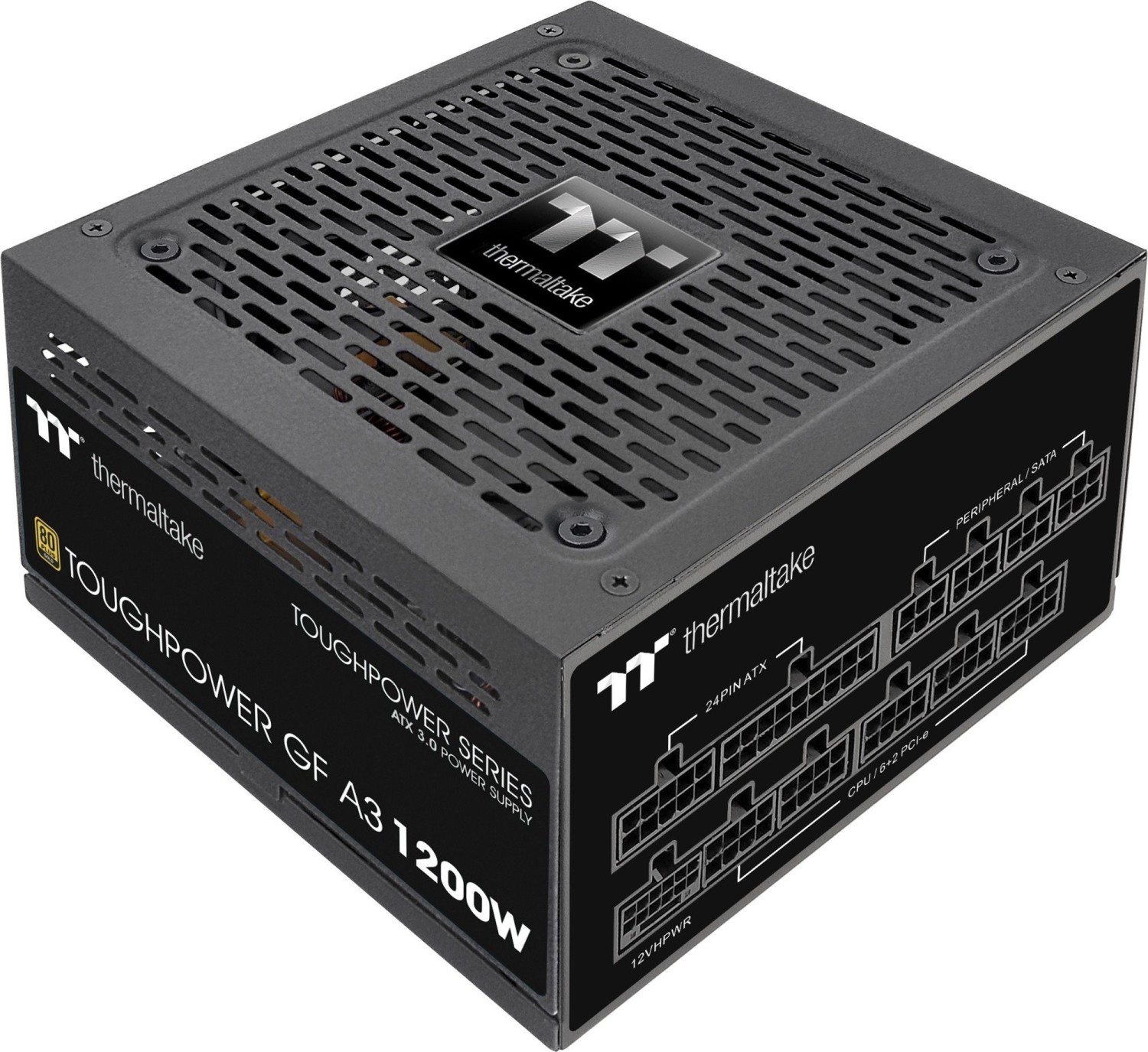 

Блок питания 1200 Вт ATX Thermaltake Toughpower GF A3, 140 мм, 80 Plus Gold, Retail (PS-TPD-1200FNFAGE-H), Toughpower GF A3