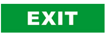 

Световое табло одностороннее светодиодное, 12В, IP20, "EXIT", Бастион SKAT-24 (8585), SKAT-24