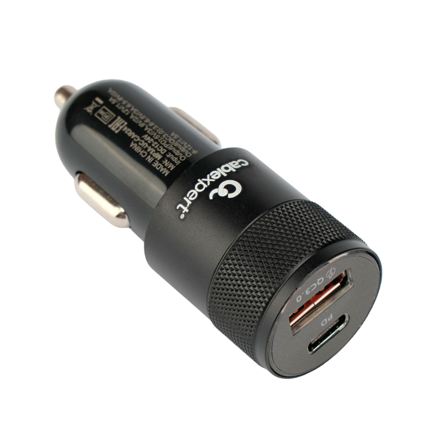 Автомобильное зарядное устройство Cablexpert, USB, 1xUSB Type C