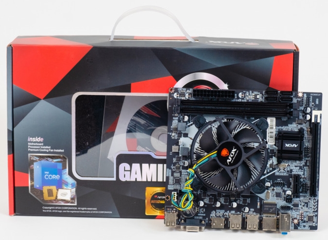 Материнская плата AFOX IH81-MA2-V4-I5-4460, Socket1150, Intel Core i5-4460, iH81, 2xDDR3, PCI-Ex16, 2SATA2, 2SATA3, 5.1-ch, GLAN, 4 USB 3.0, VGA, HDMI, mATX, кулер ACD-02 в комплекте, Retail Отказ от покупки, без существенных следов эксплуатации, полный комплект