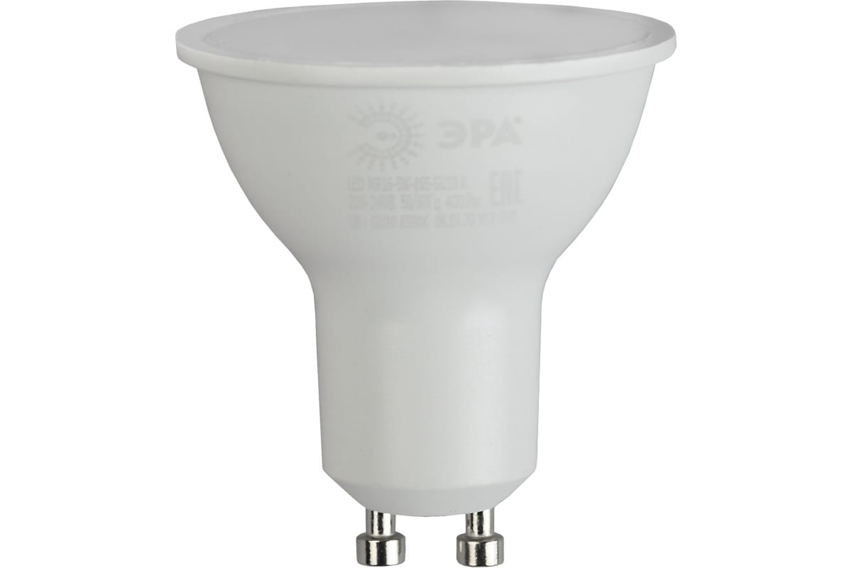 

Лампа светодиодная GU10, MR16, 9 Вт, 720лм, 4000K/нейтральный, 80 Ra, Эра RED LINE LED MR16-9W-840-GU10 R (Б0050692), MR16-9W-840-GU10 R